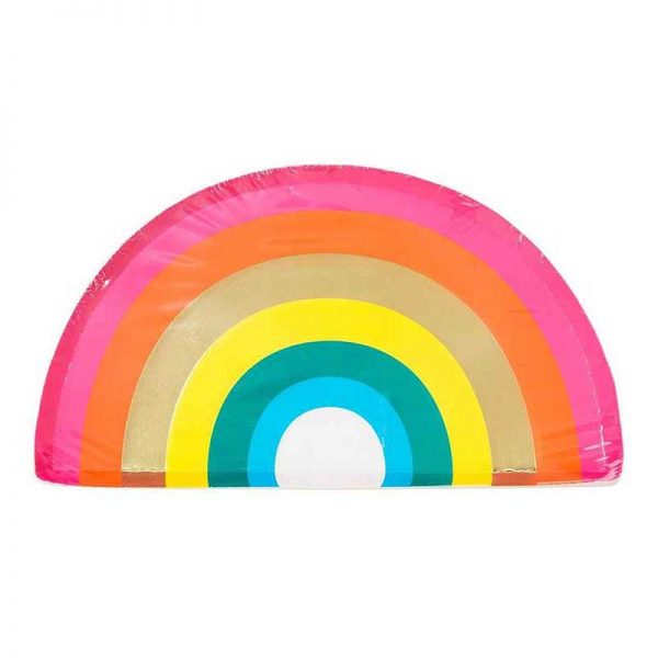 Rainbow Paper Plate